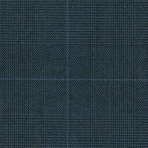 Holland and Sherry Swan Hill 2018 navy glen check with cornflower blue windowpane 1 3/8 x 1 7/8 inch