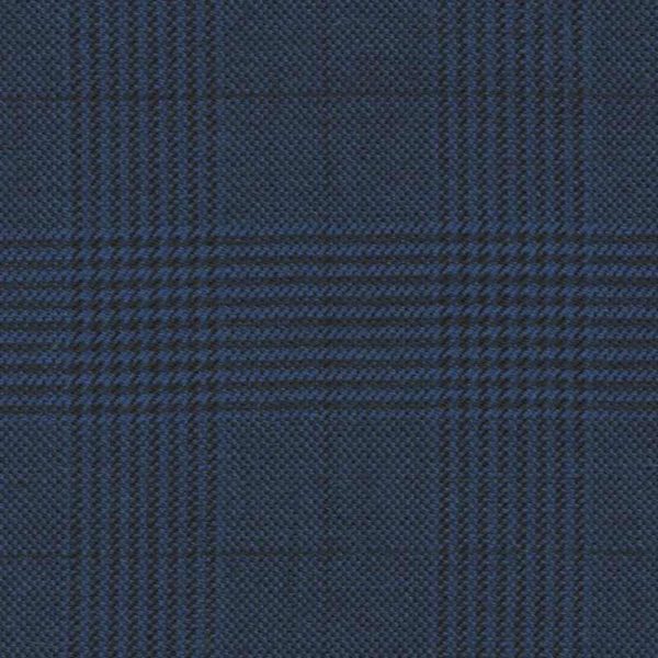 Holland and Sherry Swan Hill 2018 bright blue glen check 1 1/2 x 1 3/4 inch