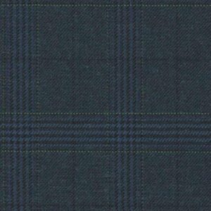 Holland and Sherry Swan Hill 2018 navy/green glen check 1 2/8 x 1 6/8 inch