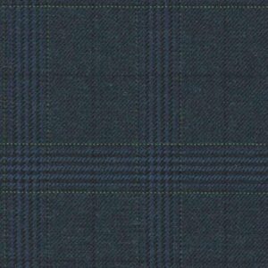 Holland and Sherry Swan Hill 2018 navy/green glen check 1 2/8 x 1 6/8 inch