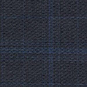 Holland and Sherry Swan Hill 2018 navy/bottle green herringbone stripe 6/8 inch 