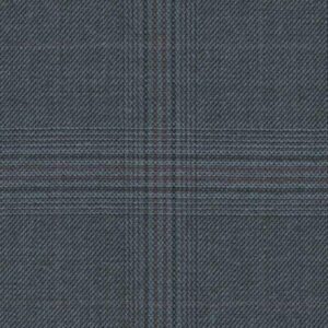 Holland and Sherry Swan Hill 2018 mid blue/aubergine fancy mock glen 1 1/2 x 2 inch