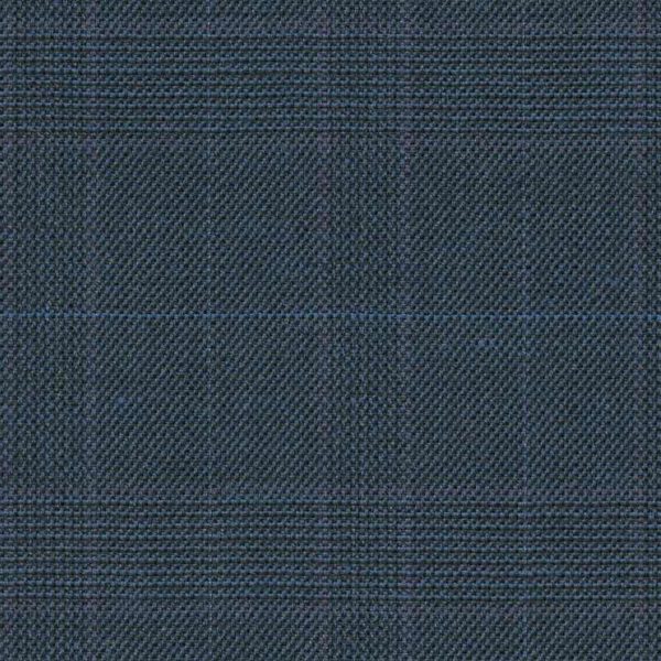 Holland and Sherry Swan Hill 2018 navy mini glen check 1 3/8 x 2 inch