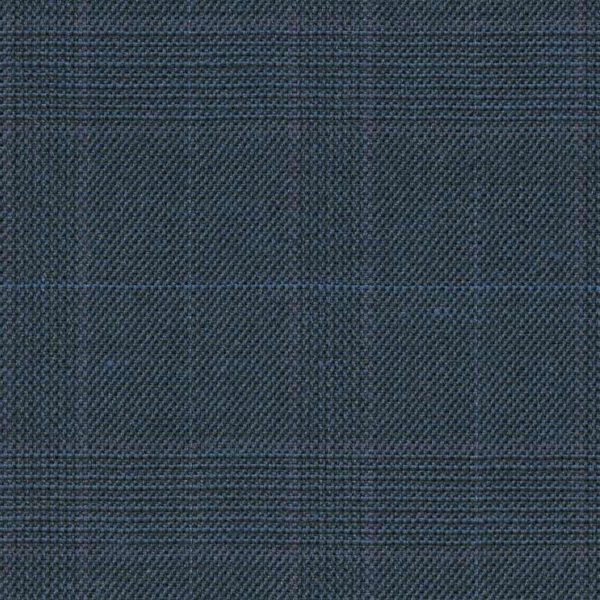 Holland and Sherry Swan Hill 2018 navy mini glen check 1 3/8 x 2 inch