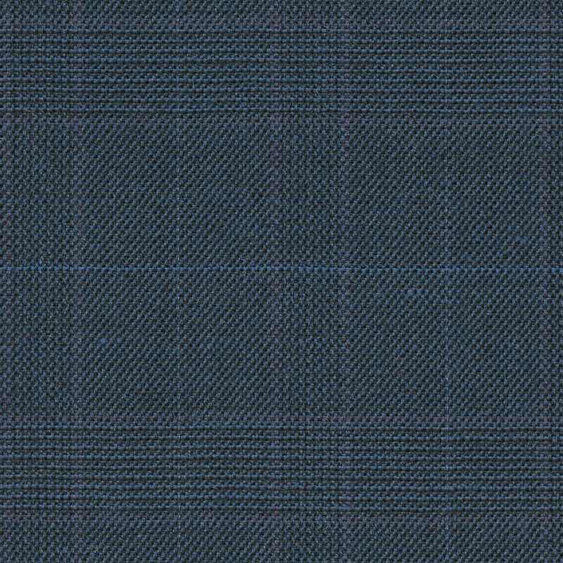 Holland and Sherry Swan Hill 2018 navy mini glen check 1 3/8 x 2 inch