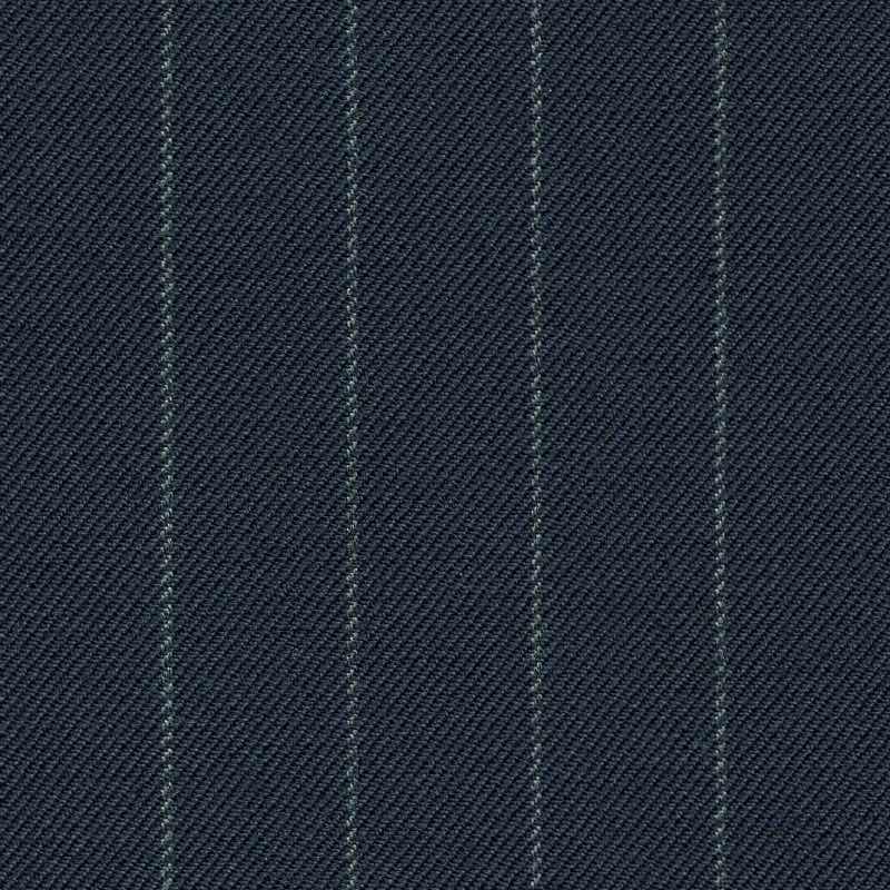 Holland and Sherry Swan Hill 2018 navy chalk stripe 1/2 inch