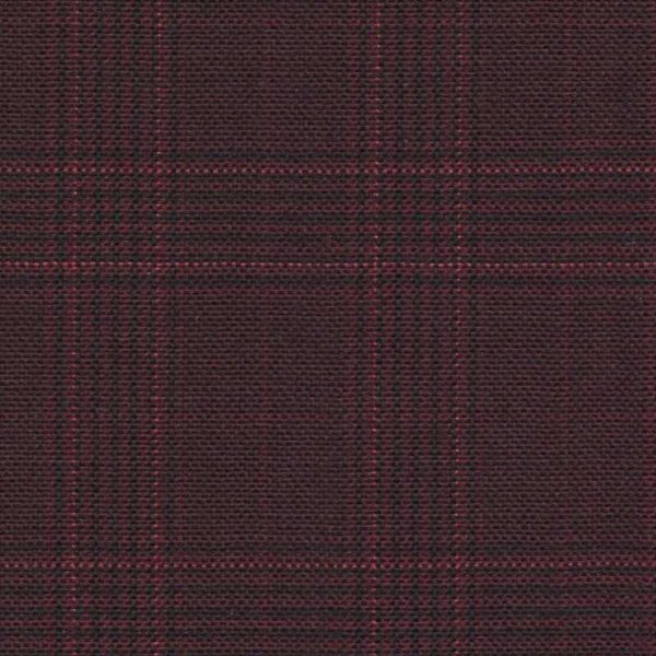 Holland and Sherry Swan Hill 2018 maroon mock glen check 1 2/8 x 1 5/8 inch