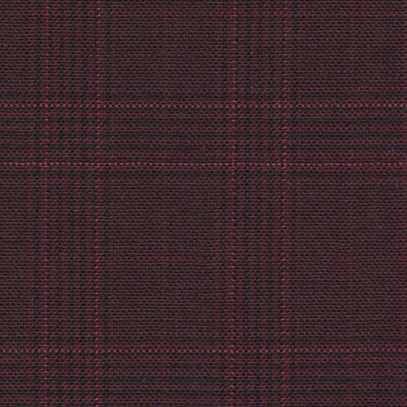 Holland and Sherry Swan Hill 2018 maroon mock glen check 1 2/8 x 1 5/8 inch