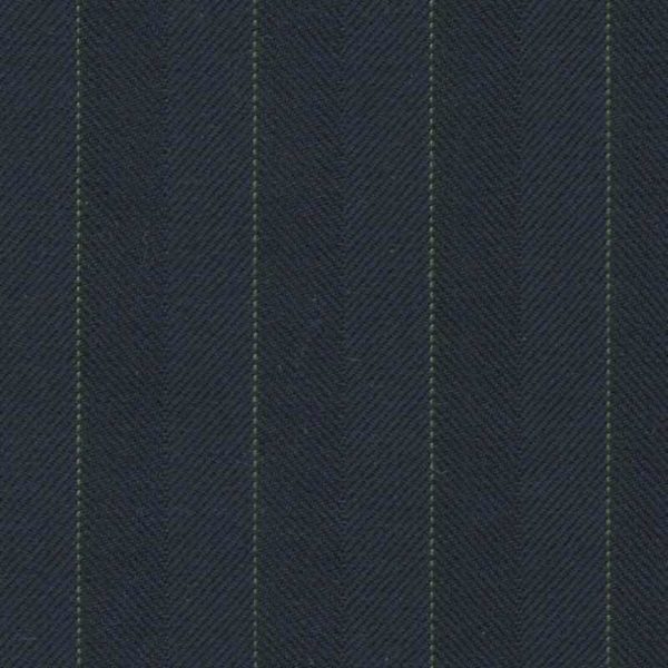 Holland and Sherry Swan Hill 2018 navy/bottle green herringbone stripe 6/8 inch