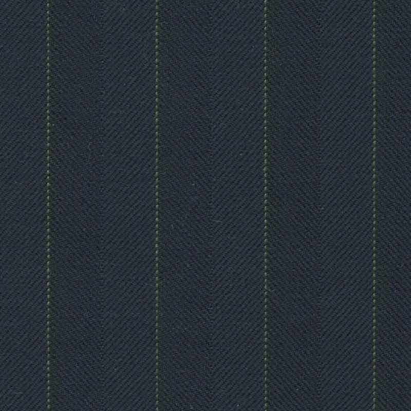 Holland and Sherry Swan Hill 2018 navy/bottle green herringbone stripe 6/8 inch